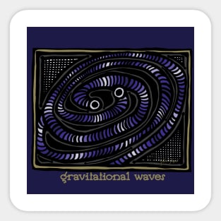 Gravitational Waves Sticker